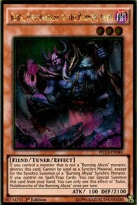 Rubic, Malebranche of the Burning Abyss [PGL3-EN046] Gold Rare | Galactic Gamez