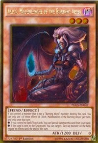Alich, Malebranche of the Burning Abyss [PGL3-EN047] Gold Rare | Galactic Gamez