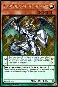 Luster Pendulum, the Dracoslayer [PGL3-EN055] Gold Rare | Galactic Gamez