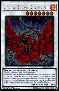 Black Rose Dragon [PGL3-EN059] Gold Rare | Galactic Gamez