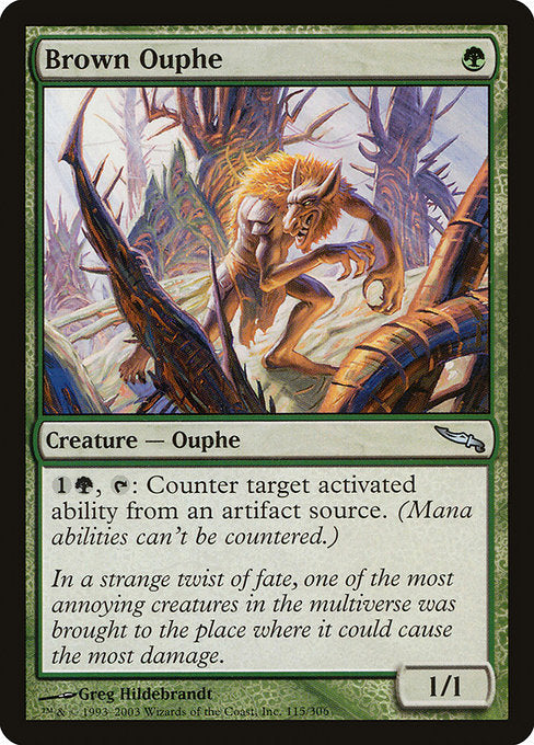 Brown Ouphe [Mirrodin] | Galactic Gamez