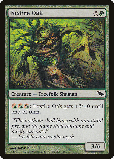 Foxfire Oak [Shadowmoor] | Galactic Gamez