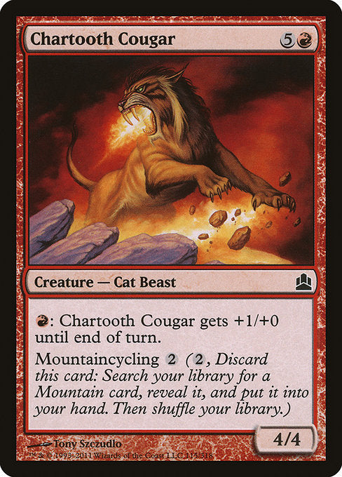 Chartooth Cougar [Commander 2011] | Galactic Gamez