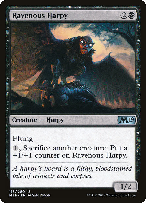 Ravenous Harpy [Core Set 2019] | Galactic Gamez