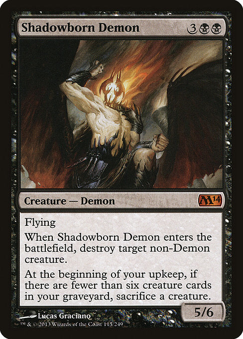 Shadowborn Demon [Magic 2014] | Galactic Gamez