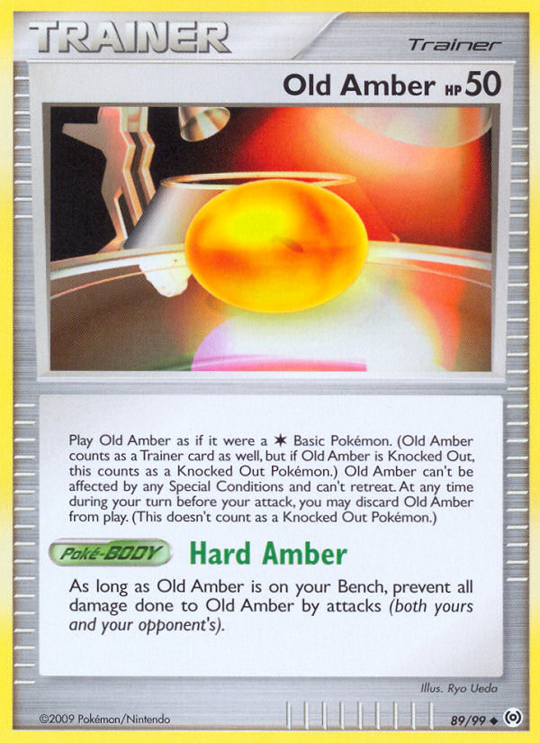 Old Amber (89/99) [Platinum: Arceus] | Galactic Gamez