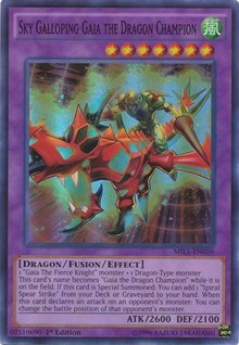 Sky Galloping Gaia the Dragon Champion [MIL1-EN010] Super Rare | Galactic Gamez