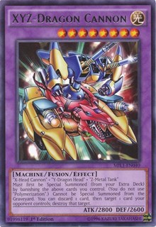 XYZ-Dragon Cannon [MIL1-EN040] Rare | Galactic Gamez