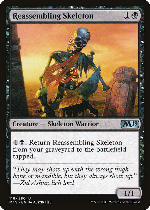 Reassembling Skeleton [Core Set 2019] | Galactic Gamez