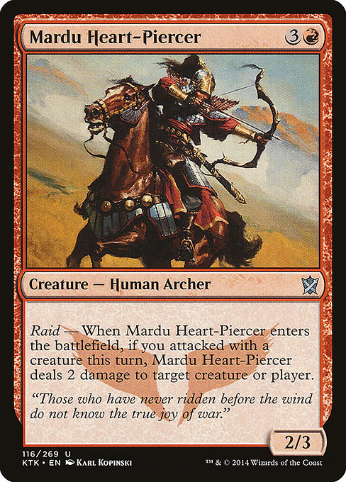 Mardu Heart-Piercer [Khans of Tarkir] | Galactic Gamez