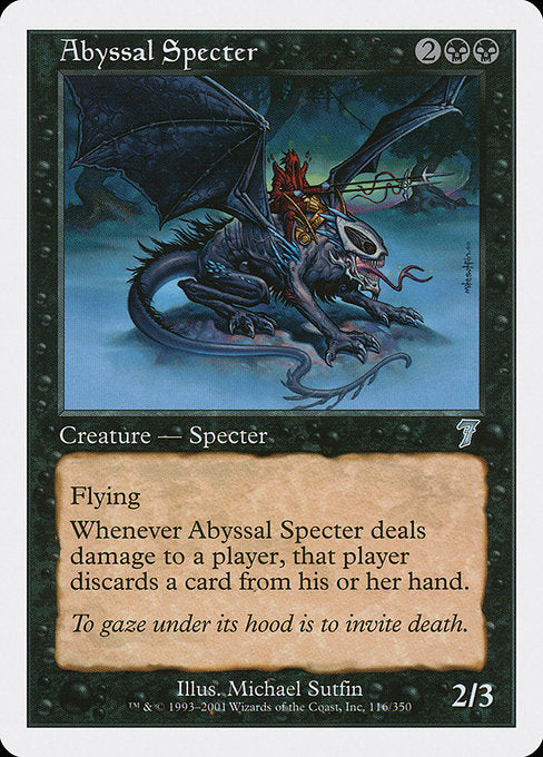 Abyssal Specter [Seventh Edition] | Galactic Gamez