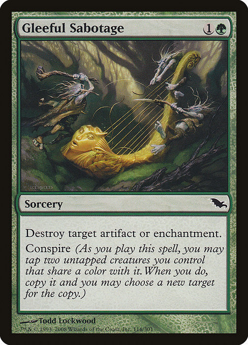 Gleeful Sabotage [Shadowmoor] | Galactic Gamez
