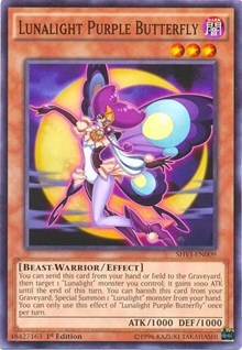 Lunalight Purple Butterfly [SHVI-EN009] Common | Galactic Gamez