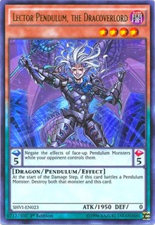 Lector Pendulum, the Dracoverlord [SHVI-EN023] Ultra Rare | Galactic Gamez