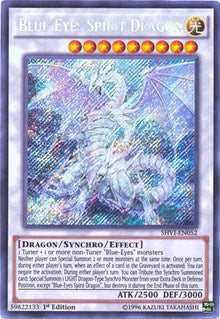 Blue-Eyes Spirit Dragon [SHVI-EN052] Secret Rare | Galactic Gamez