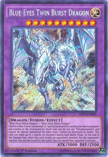 Blue-Eyes Twin Burst Dragon [SHVI-EN099] Secret Rare | Galactic Gamez