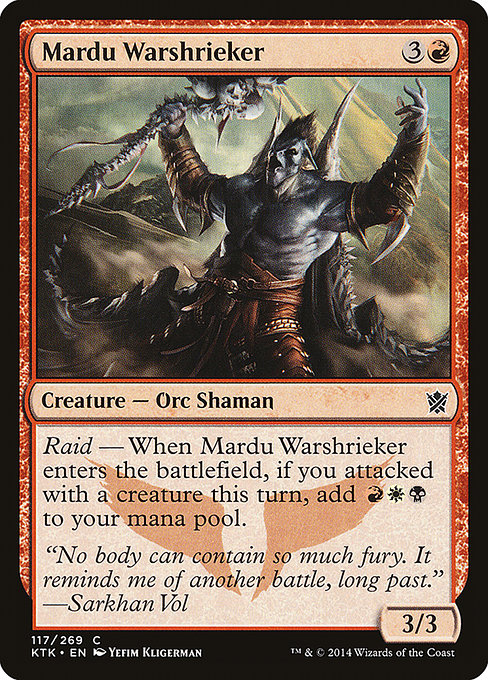 Mardu Warshrieker [Khans of Tarkir] | Galactic Gamez