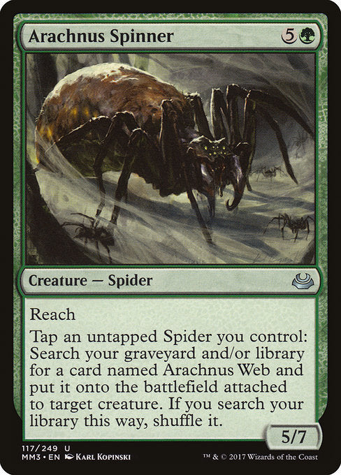 Arachnus Spinner [Modern Masters 2017] | Galactic Gamez