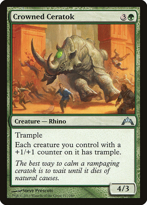 Crowned Ceratok [Gatecrash] | Galactic Gamez