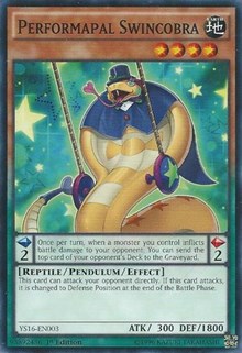 Performapal Swincobra [YS16-EN003] Common | Galactic Gamez