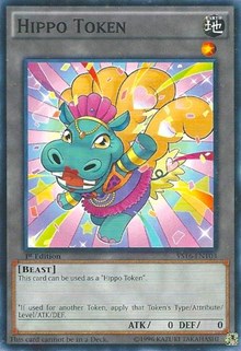 Hippo Token (Blue) [YS16-ENT03] Common | Galactic Gamez