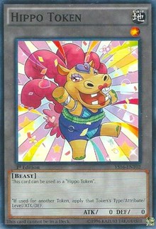 Hippo Token (Yellow) [YS16-ENT02] Common | Galactic Gamez