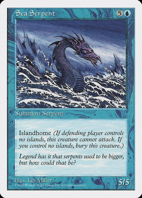 Sea Serpent [Fifth Edition] | Galactic Gamez