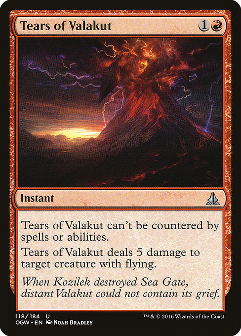 Tears of Valakut [Oath of the Gatewatch] | Galactic Gamez
