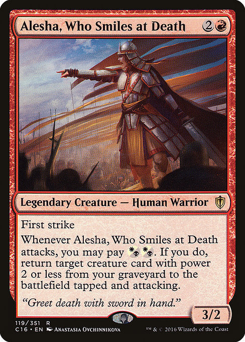 Alesha, Who Smiles at Death [Commander 2016] | Galactic Gamez