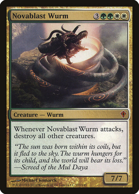 Novablast Wurm [Worldwake] | Galactic Gamez