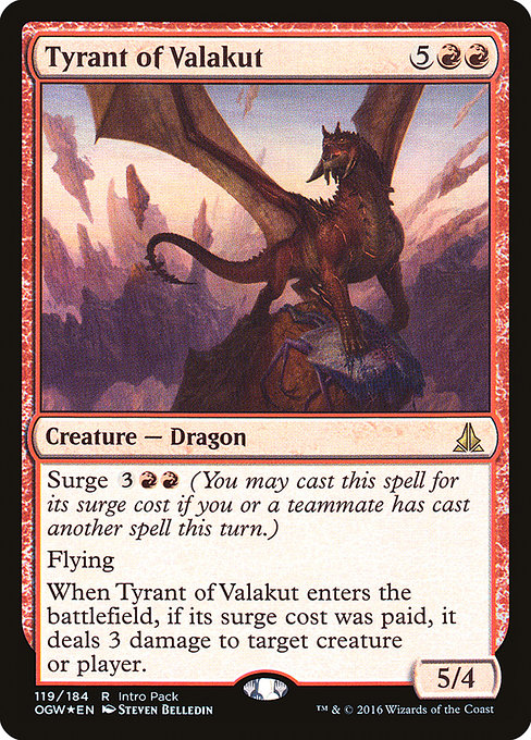 Tyrant of Valakut [Oath of the Gatewatch Promos] | Galactic Gamez