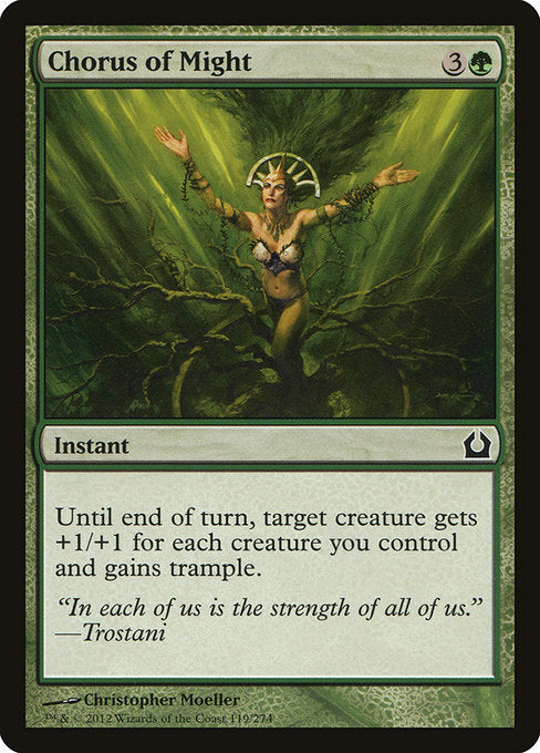 Chorus of Might [Return to Ravnica] | Galactic Gamez