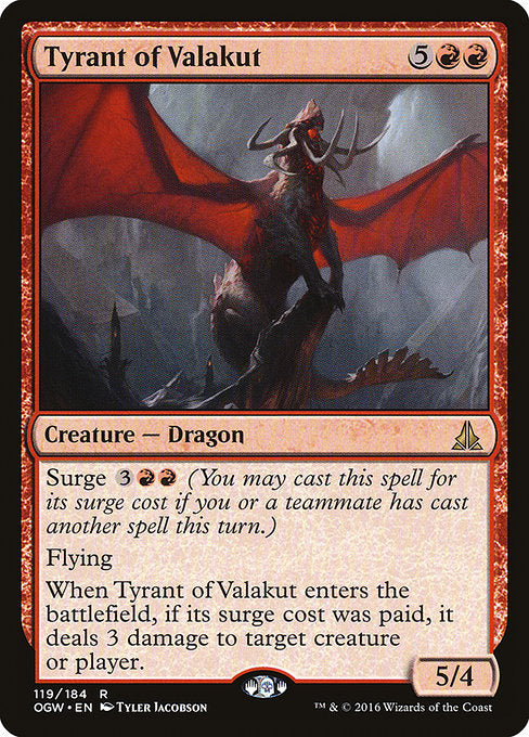 Tyrant of Valakut [Oath of the Gatewatch] | Galactic Gamez