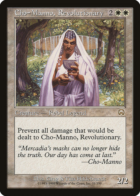 Cho-Manno, Revolutionary [Mercadian Masques] | Galactic Gamez