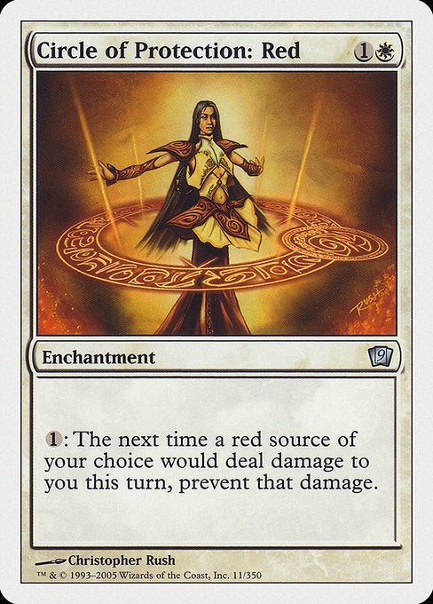 Circle of Protection: Red [Ninth Edition] | Galactic Gamez