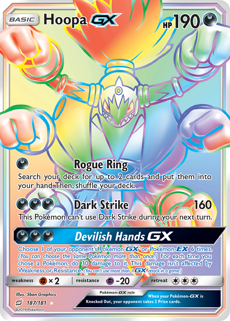 Hoopa GX (187/181) [Sun & Moon: Team Up] | Galactic Gamez