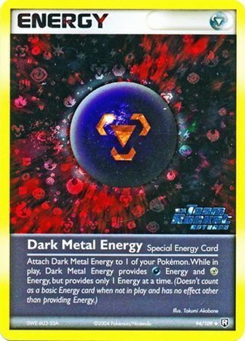 Dark Metal Energy (94/109) (Stamped) [EX: Team Rocket Returns] | Galactic Gamez
