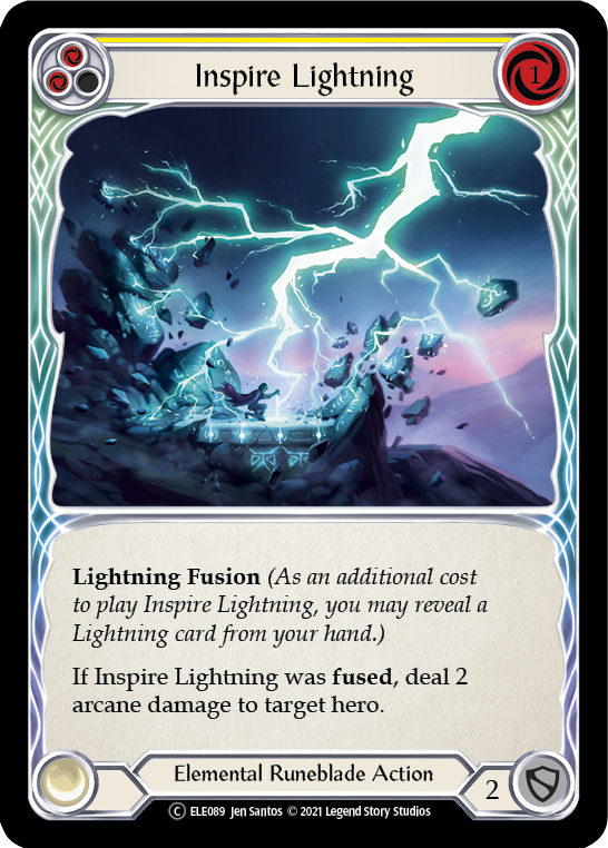 Inspire Lightning (Yellow) [U-ELE089] Unlimited Normal | Galactic Gamez