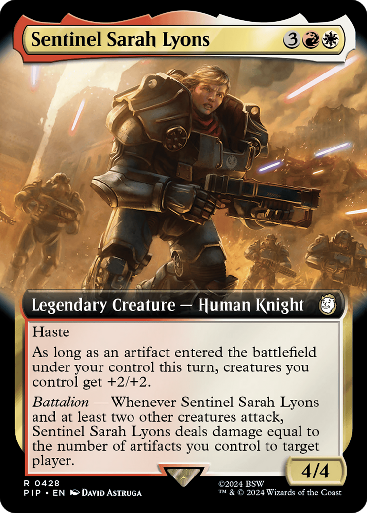 Sentinel Sarah Lyons (Extended Art) [Fallout] | Galactic Gamez