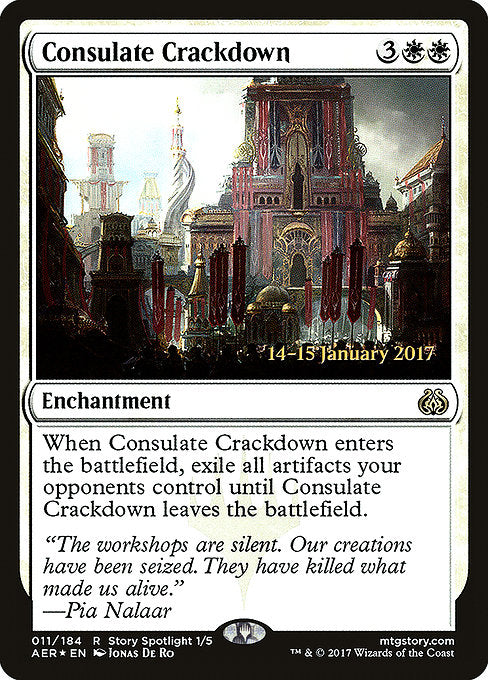 Consulate Crackdown [Aether Revolt Promos] | Galactic Gamez