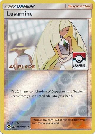 Lusamine (153a/156) (League Challenge Alt Art 4th Place) [Sun & Moon: Ultra Prism] | Galactic Gamez