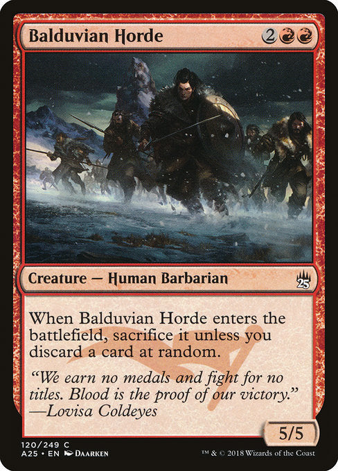 Balduvian Horde [Masters 25] | Galactic Gamez