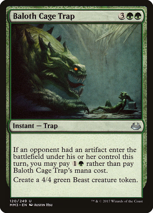 Baloth Cage Trap [Modern Masters 2017] | Galactic Gamez