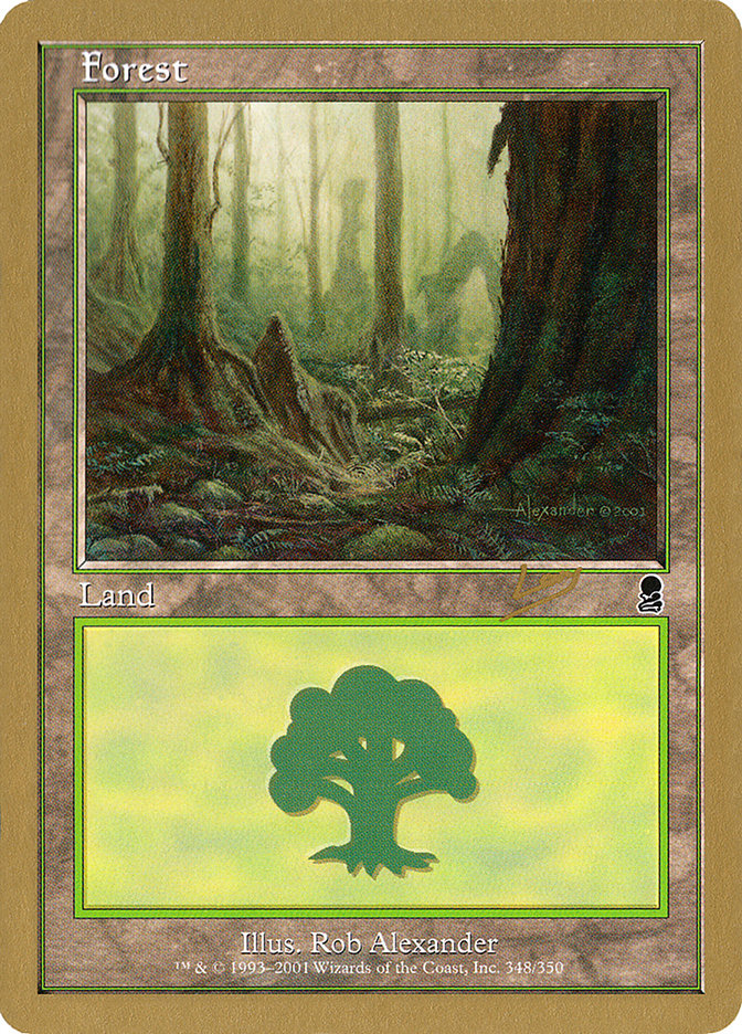 Forest (rl348) (Raphael Levy) [World Championship Decks 2002] | Galactic Gamez