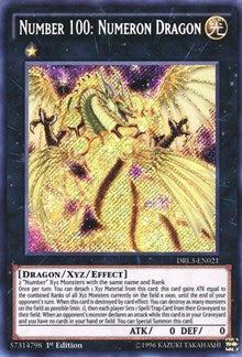 Number 100: Numeron Dragon [DRL3-EN021] Secret Rare | Galactic Gamez