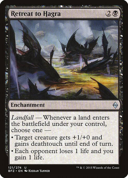 Retreat to Hagra [Battle for Zendikar] | Galactic Gamez