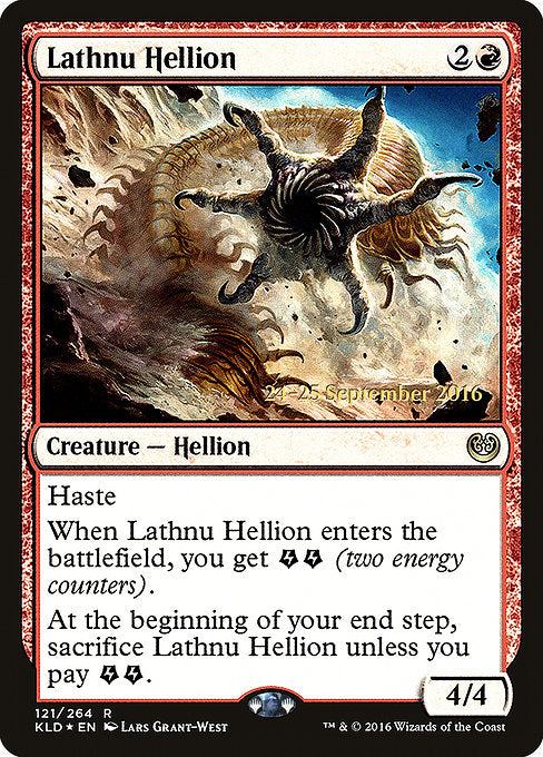 Lathnu Hellion [Kaladesh Promos] | Galactic Gamez