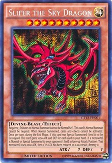 Slifer the Sky Dragon [CT13-EN001] Secret Rare | Galactic Gamez