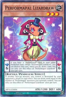 Performapal Lizardraw [MP16-EN004] Common | Galactic Gamez