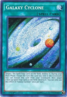 Galaxy Cyclone [MP16-EN027] Secret Rare | Galactic Gamez